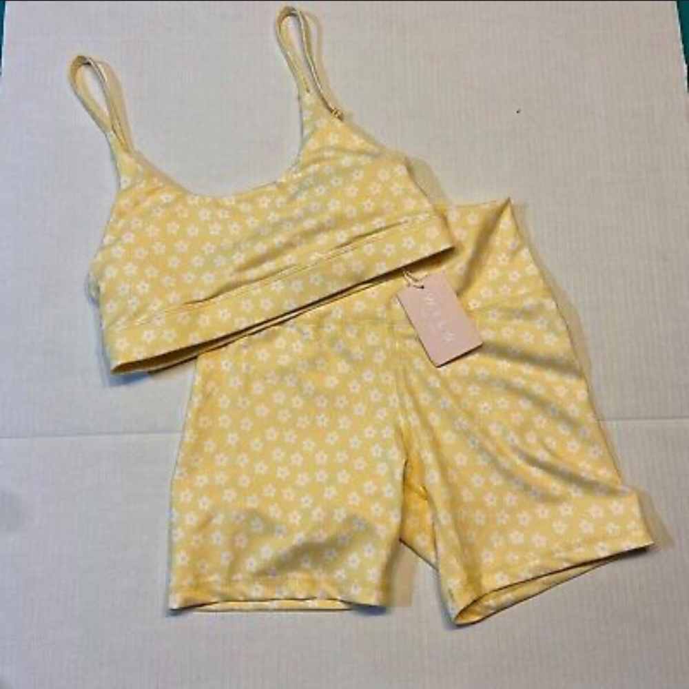 WILO Yellow Floral Women's Set
